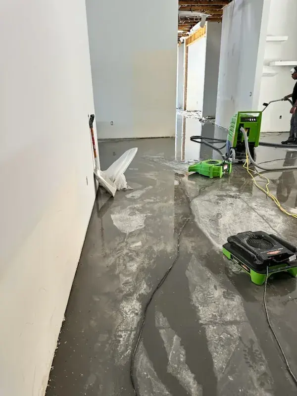 Appliance supply line leak flooding a Murrieta, CA laundry room