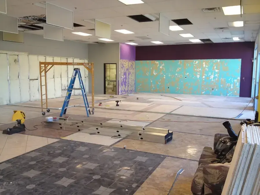 Commercial water damage restoration in a Murrieta, CA building